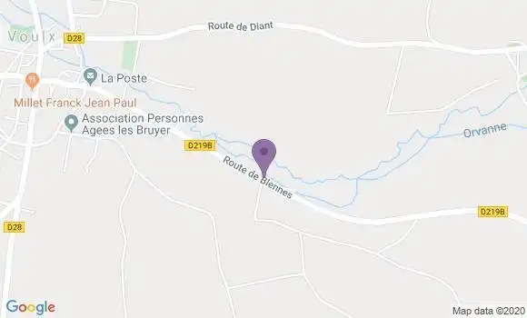 Localisation Voulx Bp - 77940