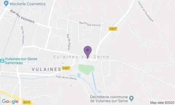 Localisation Vulaines sur Seine Bp - 77870