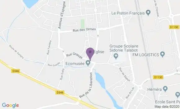 Localisation Savigny Plessis le Roi  Bp - 77176