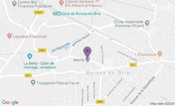 Localisation Roissy En Brie Charles Pathe Bp - 77680