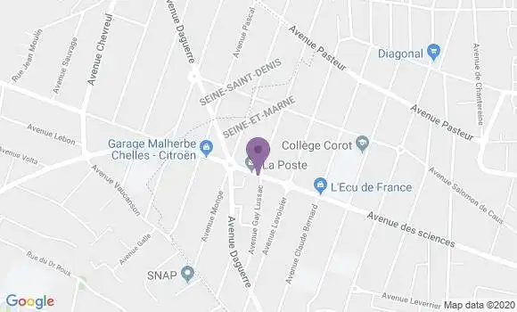Localisation Chelles les Coudreaux - 77500