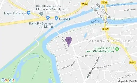 Localisation Chelles Foch - 77500