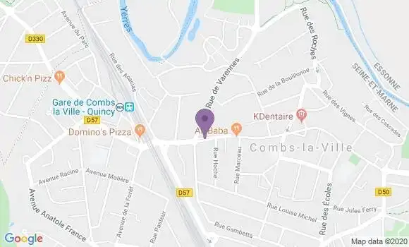 Localisation Combs la Ville Republique Bp - 77385