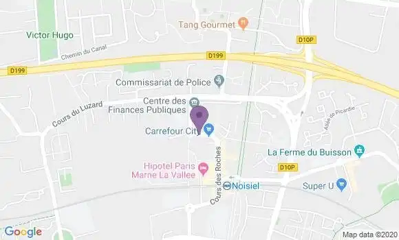 Localisation Noisiel le Luzard - 77186
