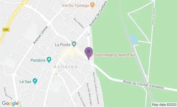 Localisation Acheres - 78260