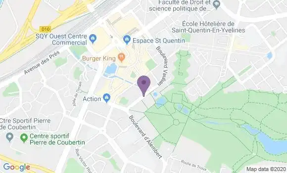 Localisation Montigny Plan de Troux Bp - 78180