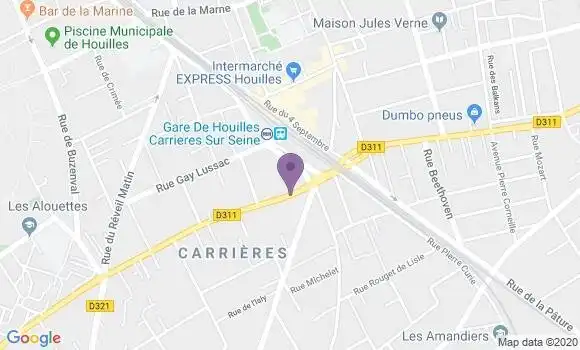 Localisation Houilles Gare Bp - 78800