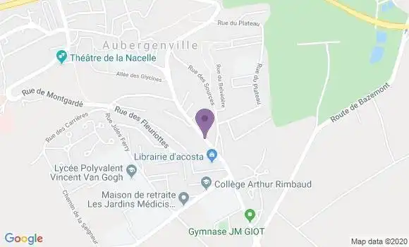 Localisation Aubergenville - 78410