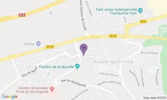 Localisation Aulnay sur Mauldre Bp - 78126