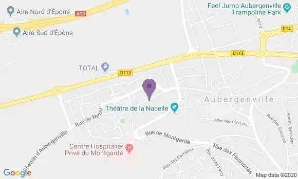 Localisation Bazemont Ap - 78580