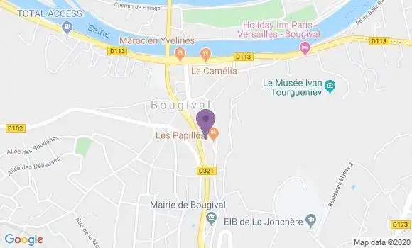 Localisation Bougival Bp - 78380