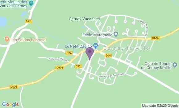 Localisation Cernay la Ville Bp - 78720