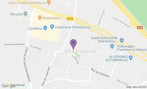 Localisation Chambourcy Bp - 78240
