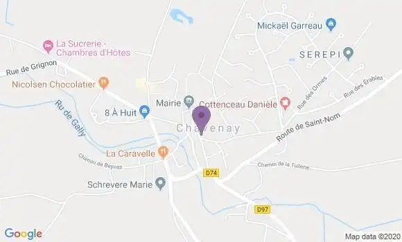 Localisation Chavenay Ap - 78450