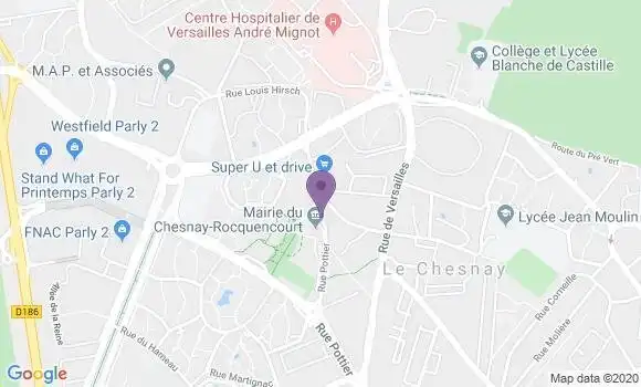 Localisation Le Chesnay Principal - 78150