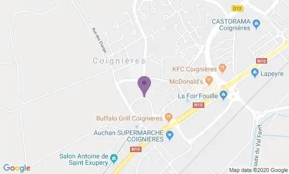 Localisation Coignieres Bp - 78310