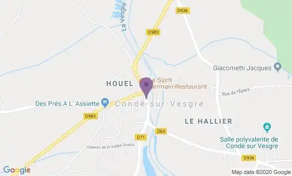 Localisation Conde sur Vesgre - 78113