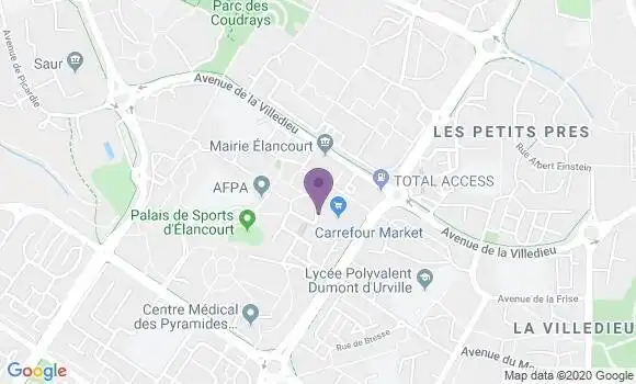 Localisation Elancourt 7 Mares - 78990