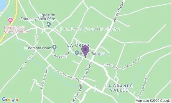 Localisation Fontenay St Pere Bp - 78440