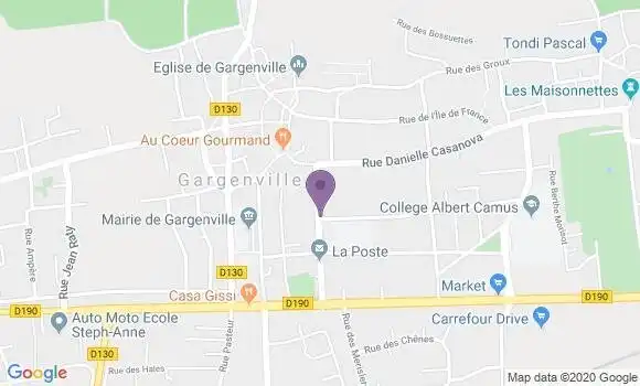 Localisation Gargenville Bp - 78440
