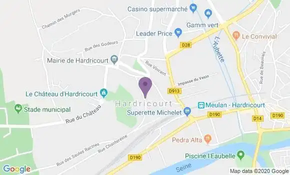 Localisation Hardricourt Ap - 78250