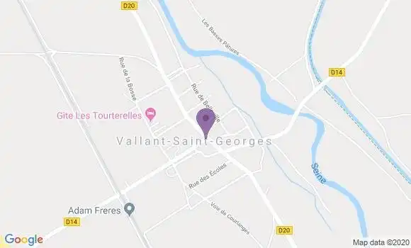 Localisation Vallant Saint Georges Ap - 10270