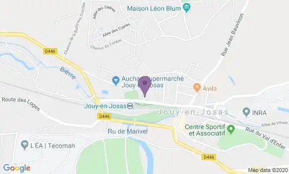 Localisation Jouy En Josas - 78350