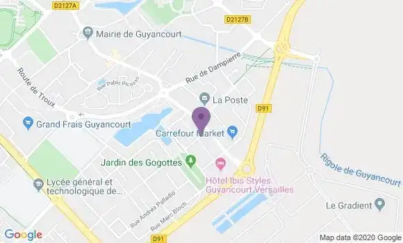 Localisation Magny les Hameaux - 78114