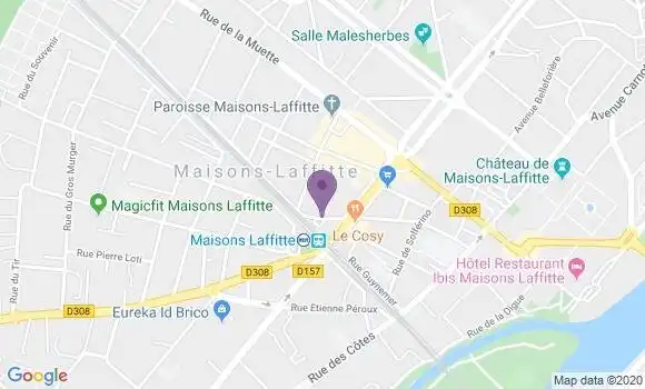 Localisation Maisons Laffitte - 78600