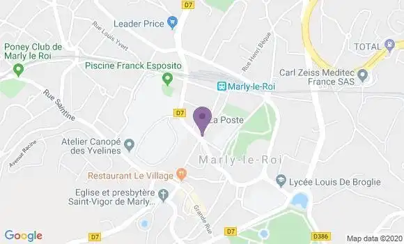 Localisation Marly le Roi Gare Bp - 78160