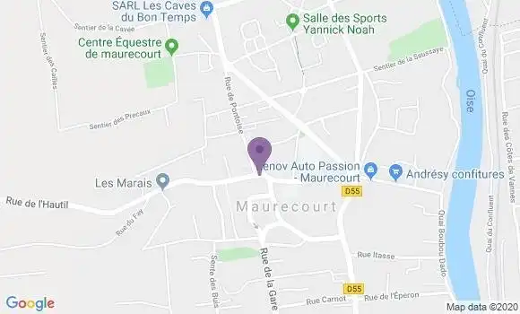 Localisation Maurecourt Bp - 78780