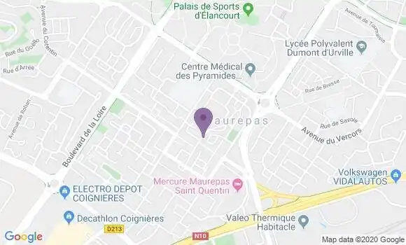 Localisation Maurepas - 78310