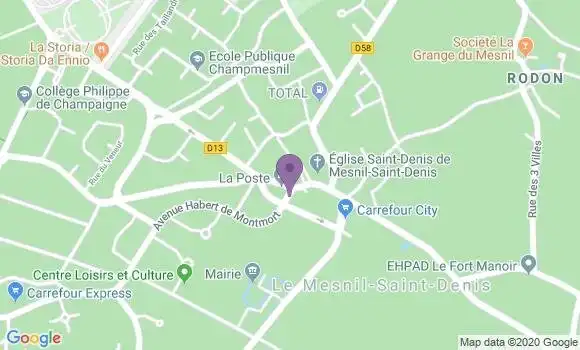 Localisation Le Mesnil St Denis - 78320