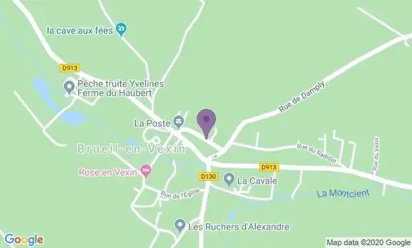 Localisation Montalet le Bois Bp - 78440