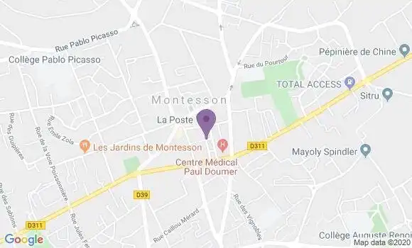 Localisation Montesson - 78360