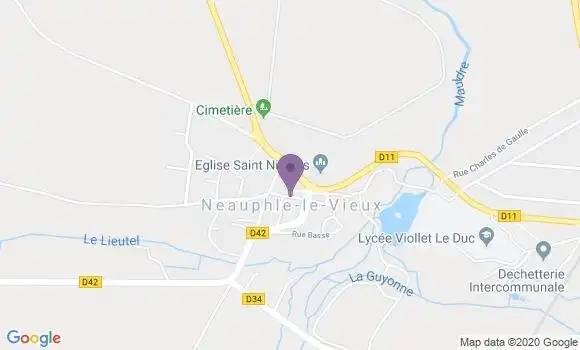 Localisation Neauphle le Vieux Ap - 78640