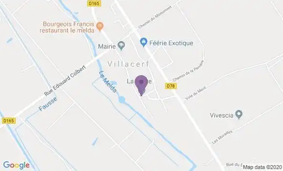 Localisation Villacerf Ap - 10600