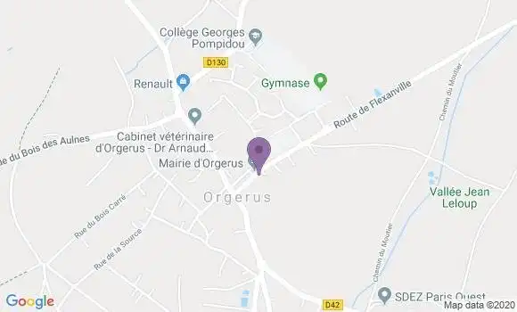 Localisation Orgerus Bp - 78910