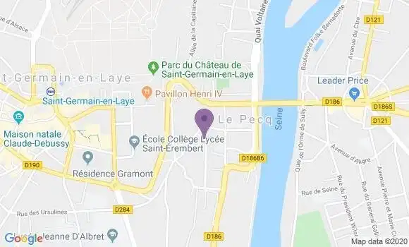 Localisation Le Pecq - 78230