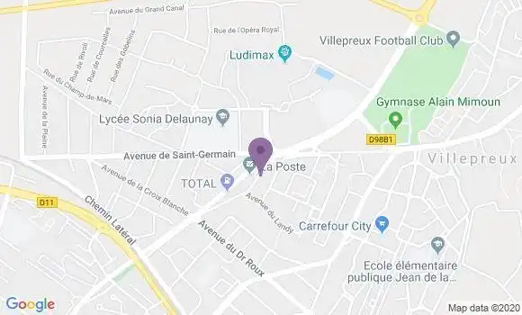 Localisation Villepreux Bp - 78450