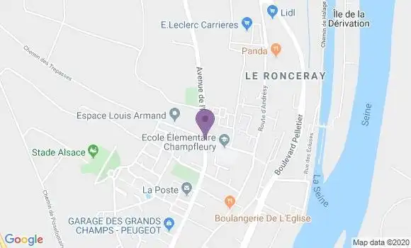 Localisation Carrieres sous Poissy Ap - 78955