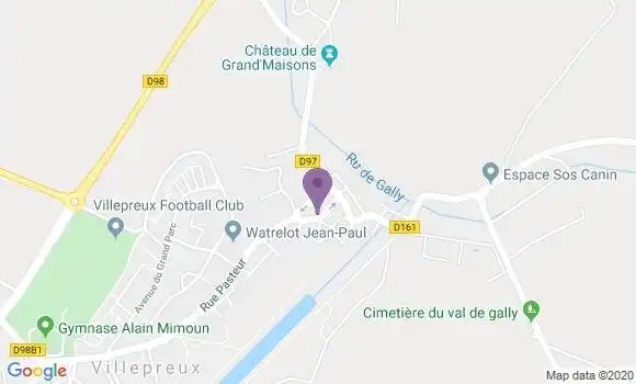 Localisation Villepreux Ap - 78450