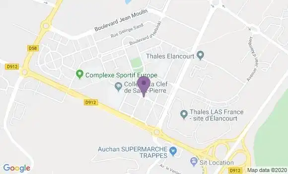 Localisation Elancourt Cle St Pierre Bp - 78990