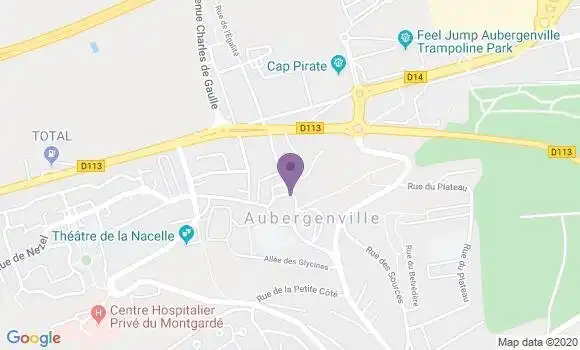 Localisation Aubergenville Bp - 78410