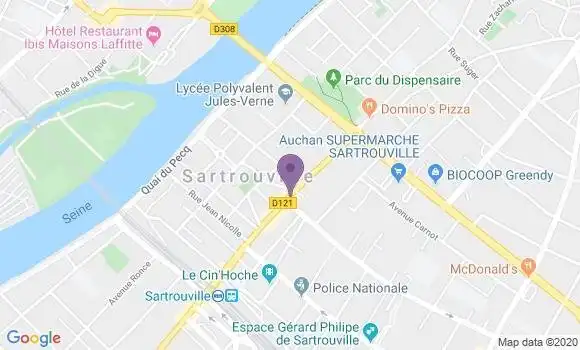 Localisation Sartrouville Jean jaures - 78500