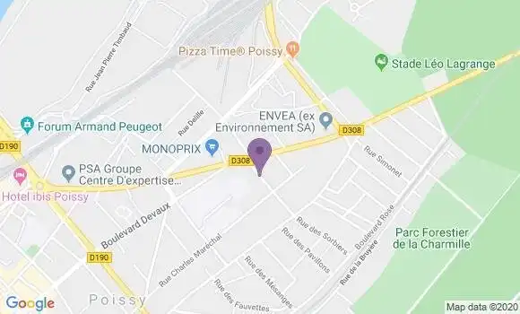 Localisation Poissy Bp - 78300