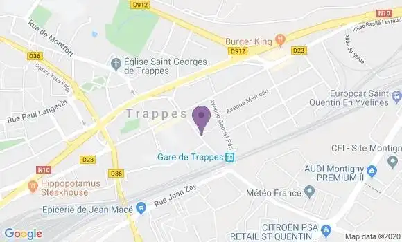Localisation Trappes Bp - 78190