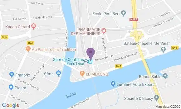Localisation Conflans Fin d