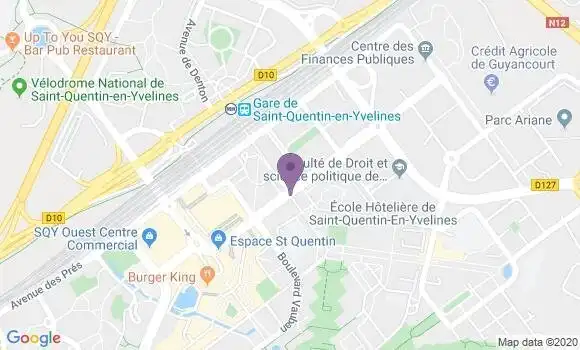Localisation Saint Quentin En Yvelines - 78180