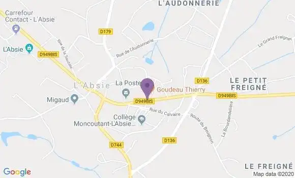 Localisation L Absie - 79240